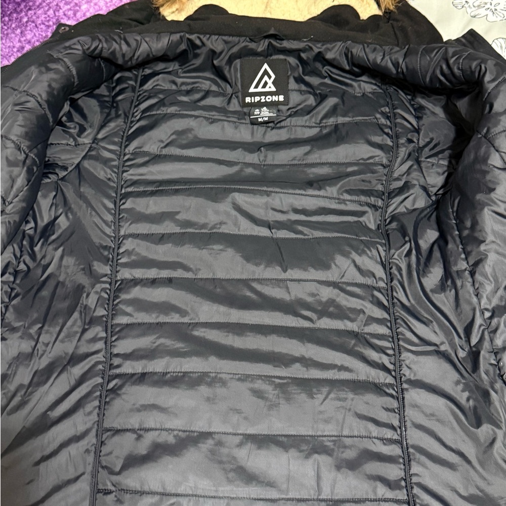 RipZone Women's Black Parka Jacket - Picture 6 of 9
